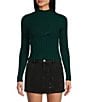 GB Twist Cropped Sweater, Color:Green - Image 1