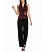 GB Velvet Wide Leg Pant - Image 3
