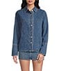 GB Western Denim Button Up Shirt - Image 1