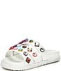 Color:New York White - Image 5 - x DANNIJO Girls' Kaia Rainbow Jewel Embellished Banded Sandals (Youth)