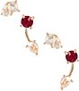 Gemma Layne Delicate Stone Stud Earring Set - Image 1