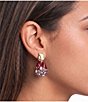 Gemma Layne Embellished Resin Statement Drop Earrings - Image 2