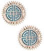 Gemma Layne Geo Stud Earrings - Image 1