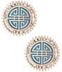 Gemma Layne Geo Stud Earrings - Image 1