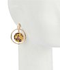 Gemma Layne Geo Tortoise Drop Earrings - Image 2
