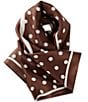 Gemma Layne Geometric and Polka Dot Silk Square Scarf - Image 1