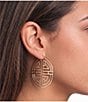 Gemma Layne Geometric Cutout Hoop Earrings - Image 2