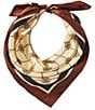 Gemma Layne Geometric Print Silk Square Scarf - Image 1