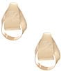 Gemma Layne Interlock Oval Statement Drop Earrings - Image 1
