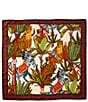 Gemma Layne Jungle Animal Print Silk Square Scarf - Image 2