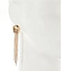 Gemma Layne Knot Earring with Stone Tassel Earrings, Color:Gold/Crystal - Image 2