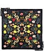 Gemma Layne Large Floral Print Silk Square Scarf, Color:Multi - Image 2