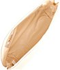 Color:Gold - Image 2 - Large Vegan Leather Oval Cosmetic Pouch