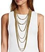 Gemma Layne Layered Beaded Chain Statement Necklace - Image 2