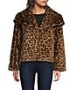 Gemma Layne Leopard Faux Fur Jacket, Color:Leopard - Image 3