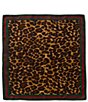 Gemma Layne Leopard Print Silk Square Scarf - Image 2