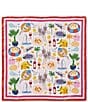 Gemma Layne Multi Beach Icon Silk Square Scarf - Image 2