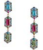 Gemma Layne Multi Stone Drop Earrings - Image 1