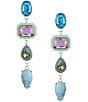 Gemma Layne Multi Stone Linear Earrings - Image 1