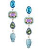 Gemma Layne Multi Stone Linear Earrings - Image 1