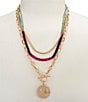 Gemma Layne Ombre Stone Layered Short Multi-Strand Necklace - Image 1