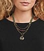 Gemma Layne Ombre Stone Layered Short Multi-Strand Necklace - Image 2