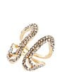 Gemma Layne Open Statement Ring with Pave - Image 1