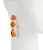 Gemma Layne Organic Resin Resort Three Drop Earrings - Image 2