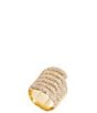 Gemma Layne Pave Coil Statement Ring - Image 1