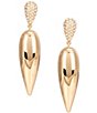 Gemma Layne Pave Double Drop Earrings - Image 1