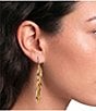 Gemma Layne Pave Statement Stick Tassel Earrings - Image 2
