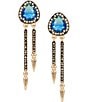 Gemma Layne Pave Stick Linear Earrings - Image 1