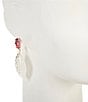 Gemma Layne Resin Stone Teardrop Earrings - Image 2