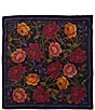Gemma Layne Rose Print Silk Square Scarf - Image 2