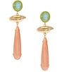 Gemma Layne Semi Precious Drop Statement Earrings - Image 1