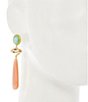 Gemma Layne Semi Precious Drop Statement Earrings - Image 2