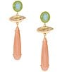 Gemma Layne Semi Precious Drop Statement Earrings - Image 1