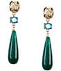 Gemma Layne Semi Precious Stone Drop Earrings - Image 1