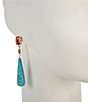 Gemma Layne Semi Precious Stone Drop Earrings - Image 2