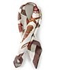 Gemma Layne Shell Print Silk Square Scarf - Image 1
