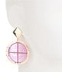 Gemma Layne Statement Geo Resin Drop Earrings - Image 2