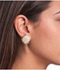 Gemma Layne Statement Stone Stud Earrings - Image 2