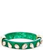 Gemma Layne Stone Accented Resin Cuff Bracelet - Image 2