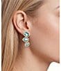 Gemma Layne Triple Stone Stud Earrings - Image 2