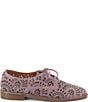 Gentle Souls Aronson Laser Cut Perforation Suede Oxfords - Image 2