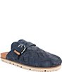 Gentle Souls Bahari Woven Suede Buckle Strap Mules - Image 1
