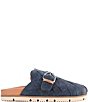 Gentle Souls Bahari Woven Suede Buckle Strap Mules - Image 2