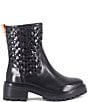 Gentle Souls Bailah Leather Woven Shaft Booties - Image 2