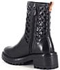 Gentle Souls Bailah Leather Woven Shaft Booties - Image 4
