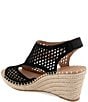 Gentle Souls Cody Perforated Suede Espadrille Wedge Sandals - Image 5